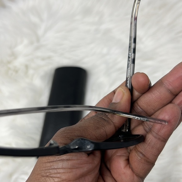 Burberry Eyeglasses B 2073 3470 Spotted Olive Rectangular Frame Italy 53-16-135 - Picture 7 of 12